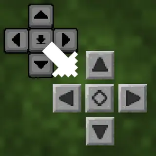 Stone D-pad - old touch control and GUI buttons