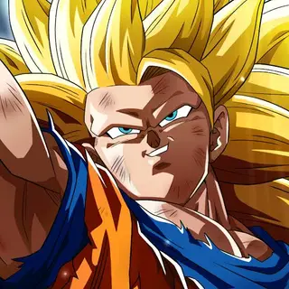 Animated Goku SSJ3 UI