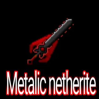 Metalic netherite sword