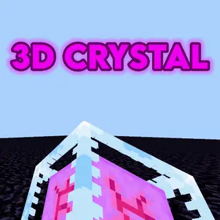 Animated 3D End Crystal (3D Crystal)