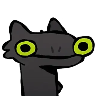 Toothless animated totem