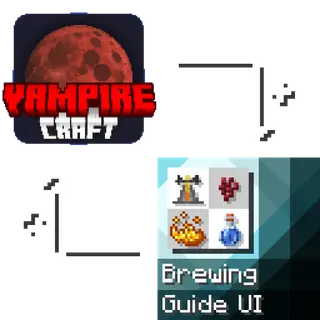 Vampire Craft + Brewing Guide UI
