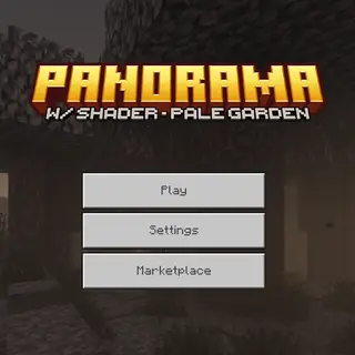 Garden Awakens Panorama with Shaders (Bedrock Edition)