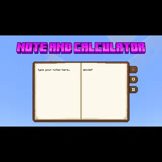 Note And Calculator