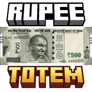 Rupee Note Totem