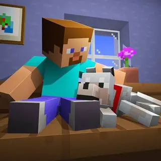Animated Steve UI