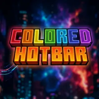 Colored hotbar UI+