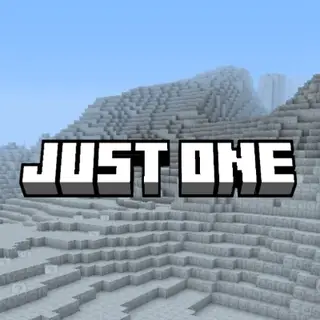 Just One - Minecraft But All Blocks And Items Have The Same Texture