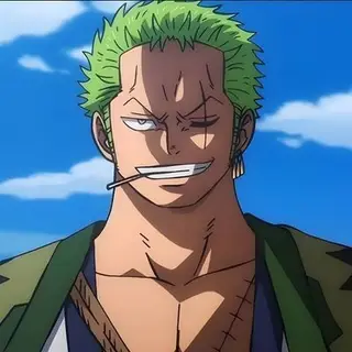 Animated Zoro Swordsman UI