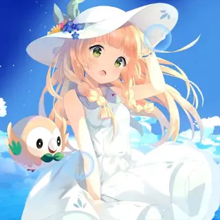 Animated Menu: Rowlet and Lillie