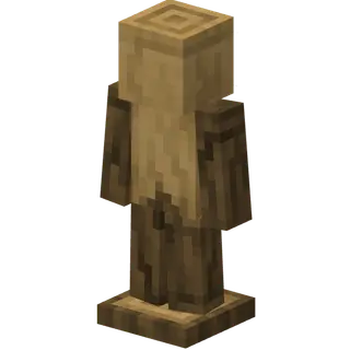 Lanostry's armor stands bedrock