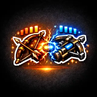 Bow and Crossbow With Charging Indicator
