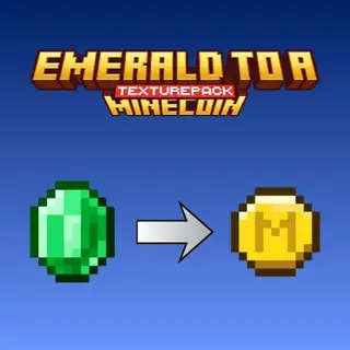 Emerald to a Minecoin