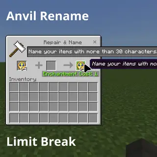 Anvil Rename Limit Break
