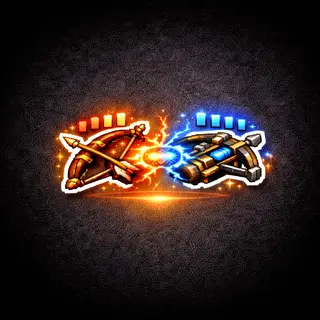Small Bow & Crossbow With Charging Indicator