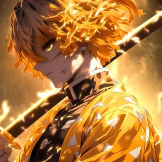 Animated Menu: Zenitsu Lightning Nichirin