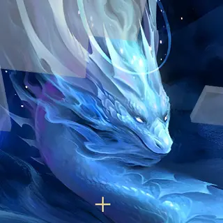 Blue dragon sky overlay