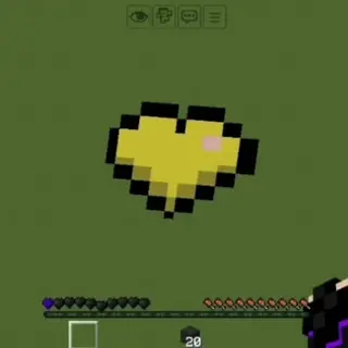 Heart lovely texture pack.now ender pearl totem mace trident are heart making them more unique beautiful 