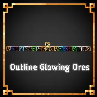 Outline Glowing ores