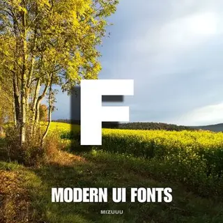 MODERN UI FONTS V1