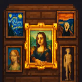 Minecraft Masterpieces Paintings