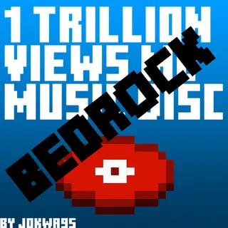 ONE TRILLION VIEWS MC MUSIC DISC (Bedrock Edition)