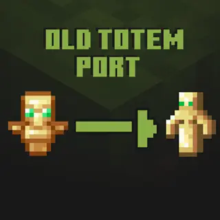 Old Totem Texture Port (For Bedrock Edition)