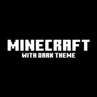 MINECRAFT With dark theme v1.3