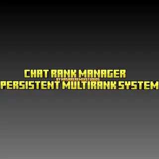 [Realm Compatible]Chat Rank Manager – Persistent Multi‑Ranks System