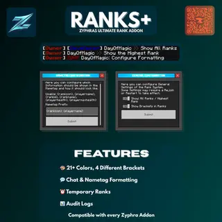 Zyphra Ranks – Advanced Bedrock Ranks