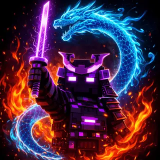 Glowing Samurai