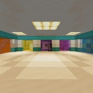 Colorful puzzle maze