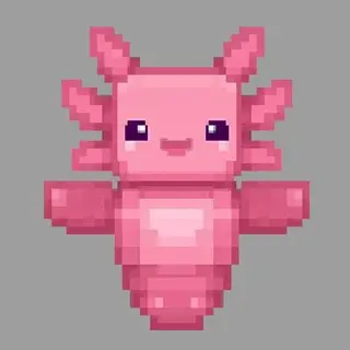 Cute Axolotl Totem of Undying