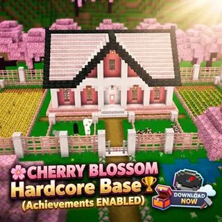 HardCore Survival World With Cherry House (Achievements On)