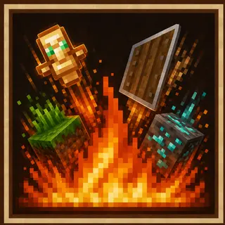 Helpful+ (Full Grass,Low Fire, Glowing Ores,Low Shield,Low Totem) PVP Essentials