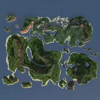 Los Penascos Archipelago BE - Custom Terrain Survival Map [Achievement Enabled]