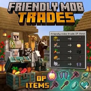 Friendly Mobs Trade OP ITEMS