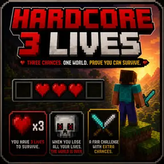 HARDCORE WITH 3 LIVES
