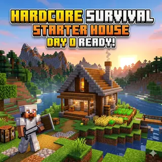 Hardcore Survival Starter House Day 0 (Achievements On)