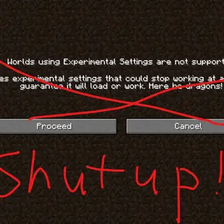 Shutup Experimental Settings!