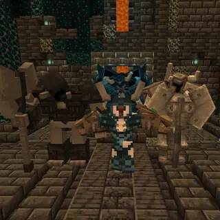 Dual Guardian Axes (Mowzie's/EEEAB's Mobs + Weapons of Miracles/Epic Fight)