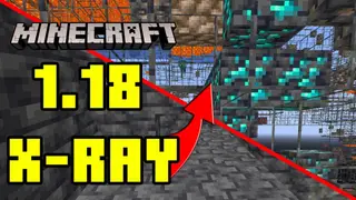 The BEST 1.18+ MCPE Xray Texture Pack!