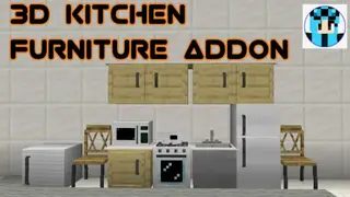 3D Kitchen Furniture Addon (40+ Furniture Pieces) | Minecraft Furniture Mod