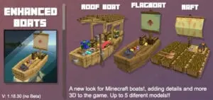 Enhanced Boats | Minecraft Texture Packs