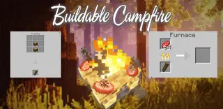Buildable Campfire V1.3.7 | Minecraft PE Addons