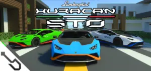 Lamborghini Huracan STO | Minecraft Car Mod