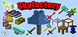 Skyfactory V3 Map for MCPE