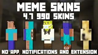 Meme Skins pack 5.5 [1000+ new Minecraft Skins]