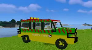 Jurassic Vehicles Update Addon | Minecraft PE Addons