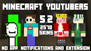 Minecraft YouTubers 5.2 Skin Pack